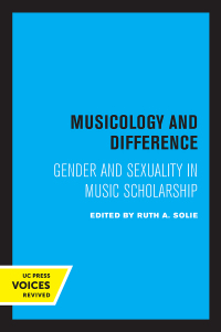 Cover image: Musicology and Difference 1st edition 9780520079274