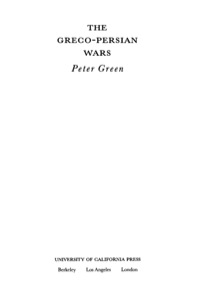 Omslagafbeelding: The Greco-Persian Wars 1st edition 9780520203136