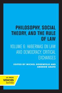 Cover image: Habermas on Law and Democracy 1st edition 9780520204669
