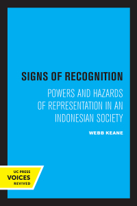 Cover image: Signs of Recognition 1st edition 9780520204751