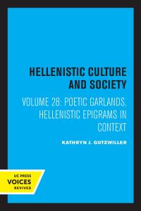 Titelbild: Poetic Garlands 1st edition 9780520208575