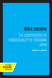 Cover image: Male Colors 1st edition 9780520209008