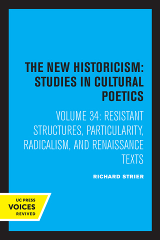 Imagen de portada: Resistant Structures 1st edition 9780520209053