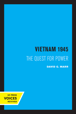 Cover image: Vietnam 1945 1st edition 9780520212282