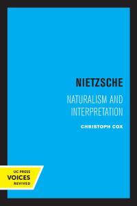 Cover image: Nietzsche 1st edition 9780520215535