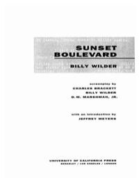 Cover image: Sunset Boulevard 1st edition 9780520218550