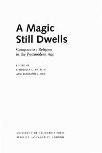 Cover image: A Magic Still Dwells 1st edition 9780520219717