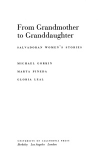 Imagen de portada: From Grandmother to Granddaughter 1st edition 9780520222403