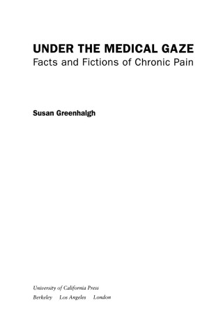Cover image: Under the Medical Gaze 1st edition 9780520223974