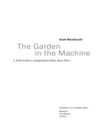 表紙画像: The Garden in the Machine 1st edition 9780520227378