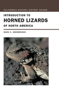 Cover image: Introduction to Horned Lizards of North America 1st edition 9780520228252