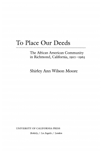 Omslagafbeelding: To Place Our Deeds 1st edition 9780520215658