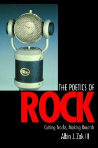 Imagen de portada: The Poetics of Rock 1st edition 9780520218093