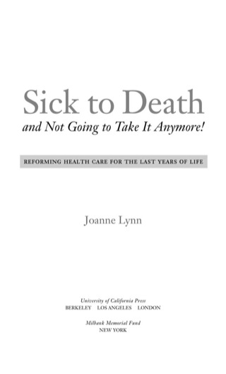 صورة الغلاف: Sick To Death and Not Going to Take It Anymore! 1st edition 9780520243002