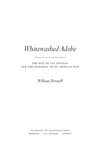 Imagen de portada: Whitewashed Adobe 1st edition 9780520218697