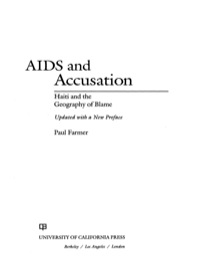 Cover image: AIDS and Accusation 1st edition 9780520248397