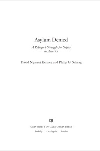 Imagen de portada: Asylum Denied 1st edition 9780520255104