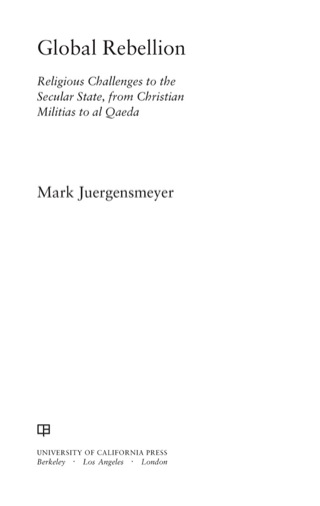 Cover image: Global Rebellion 1st edition 9780520255548