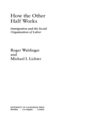 Imagen de portada: How the Other Half Works 1st edition 9780520229808
