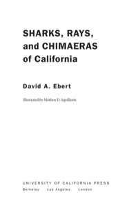 Cover image: Sharks, Rays, and Chimaeras of California 1st edition 9780520222656