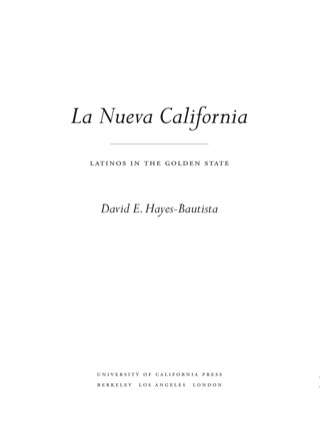 Cover image: La Nueva California 1st edition 9780520241466