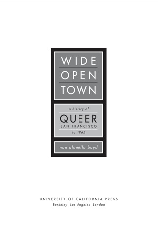 Cover image: Wide-Open Town 1st edition 9780520244740