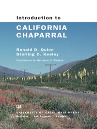 Cover image: Introduction to California Chaparral 1st edition 9780520219731