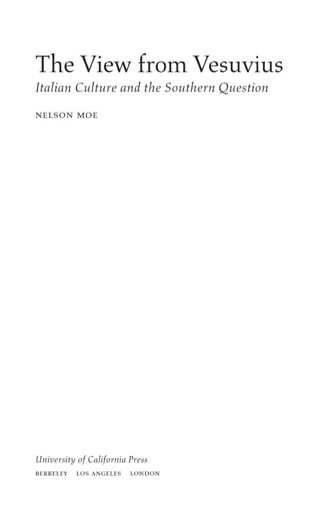 Cover image: The View from Vesuvius 1st edition 9780520226524