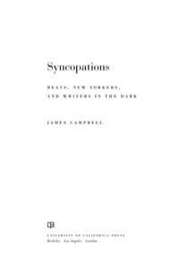 Cover image: Syncopations 1st edition 9780520252370