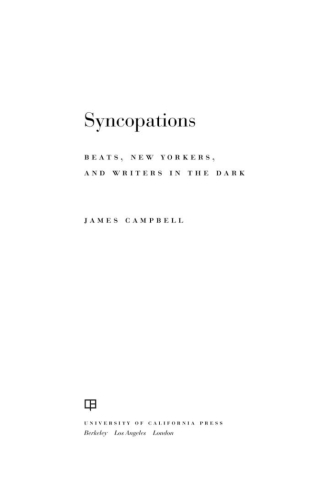 Imagen de portada: Syncopations 1st edition 9780520252370