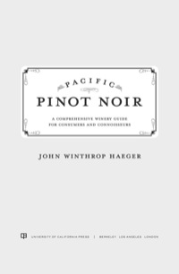 Imagen de portada: Pacific Pinot Noir 1st edition 9780520253179