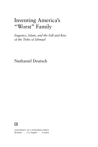 Cover image: Inventing America's Worst Family 1st edition 9780520255234