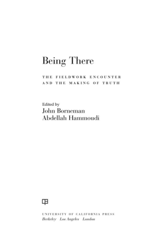 Imagen de portada: Being There 1st edition 9780520257764