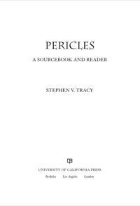 表紙画像: Pericles 1st edition 9780520256040