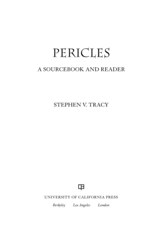 Imagen de portada: Pericles 1st edition 9780520256040