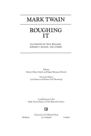 Cover image: Roughing It 1st edition 9780520268173
