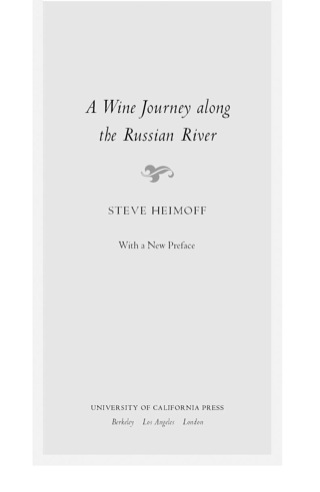 Titelbild: A Wine Journey along the Russian River, With a New Preface 1st edition 9780520268111