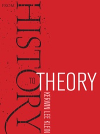 Cover image: From History to Theory 1st edition 9780520268814