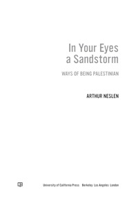 Cover image: In Your Eyes a Sandstorm 1st edition 9780520264274