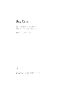 Omslagafbeelding: Sex Cells 1st edition 9780520270961