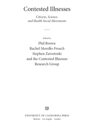 Cover image: Contested Illnesses 1st edition 9780520270213