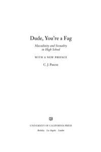 Imagen de portada: Dude, You're a Fag 1st edition 9780520271487
