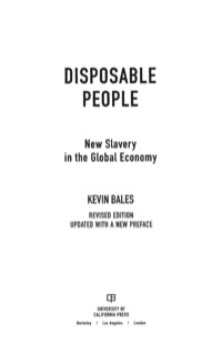 Cover image: Disposable People 1st edition 9780520272910