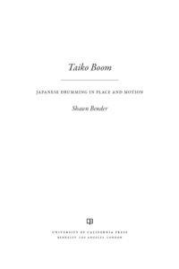 Cover image: Taiko Boom 1st edition 9780520272415