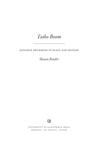 Cover image: Taiko Boom 1st edition 9780520272415