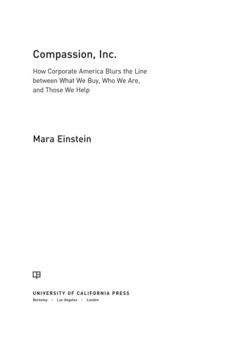Imagen de portada: Compassion, Inc. 1st edition 9780520266520