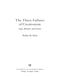 Cover image: The Three Failures of Creationism 1st edition 9780520270534