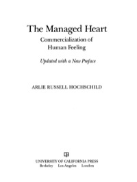 صورة الغلاف: The Managed Heart 1st edition 9780520272941