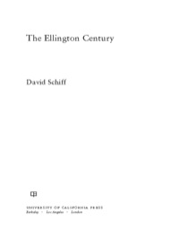 Cover image: The Ellington Century 1st edition 9780520245877