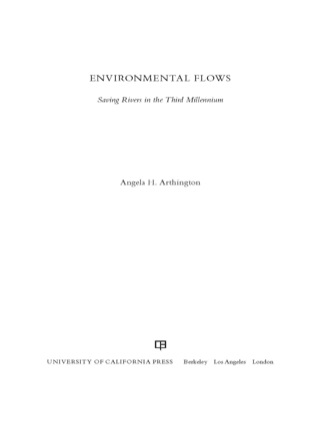 Imagen de portada: Environmental Flows 1st edition 9780520273696